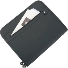 Conférencier 'MILANO', A4, cuir, noir