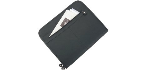 Conférencier 'MILANO', A4, cuir, noir