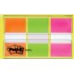 Marque-pages standard 3x20 Rouge, Orange, Jaune