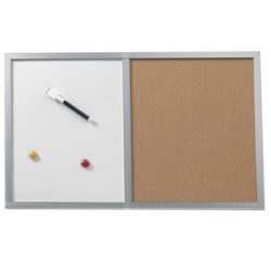Tableau mixte, (L)600 x (l)400 mm, cadre en bois