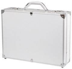 Attaché-case 'OCTAN', aluminium, argent