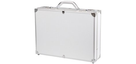 Attaché-case 'OCTAN', aluminium, argent