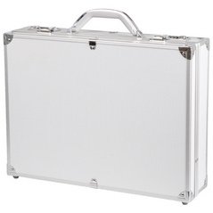 Attaché-case 'OCTAN', aluminium, argent