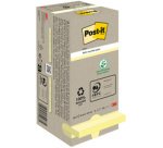 Bloc-note adhésif Recycling notes, 127x76 mm, jaune