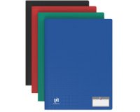 Protège-documents Oxford Memphis polypropylène A4 20 pochettes - 40 vues