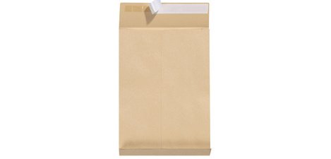 Versandtasche mit C4-Falten, selbstklebend