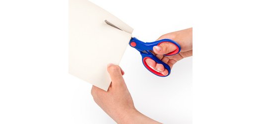 Ciseaux droitiers bouts ronds Staedtler Noris 14 cm