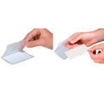 Porte-badge Click Fold, avec pince combi, 75 x 40 mm