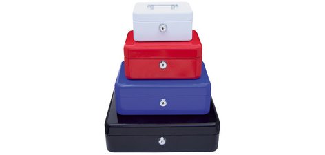 Casier à monnaie de remplacement, 5 cases, noir