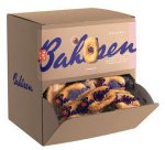 Biscuits feuilletés 'Deloba', présentoir