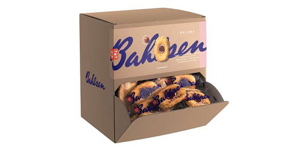 Biscuits feuilletés 'Deloba', présentoir