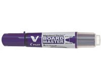 Marqueur pilot v-board master recycle effacable a sec et    rechargeable pointe ogive     large 6 mm coloris violet