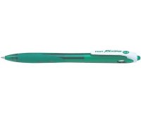 Stylo à bille REXGRIP Begreen, rétractable, F, vert