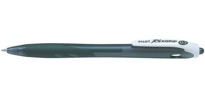 Stylo à bille REXGRIP Begreen, rétractable, F, noir