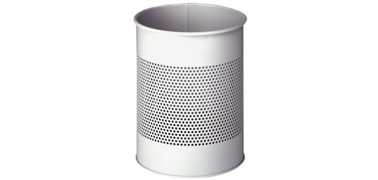 Corbeille METAL, ronde,15 litres