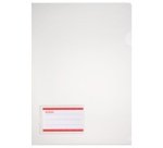 Pochette Transparente, porte-étiquette, A4