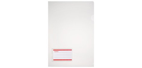 Pochette Transparente, porte-étiquette, A4