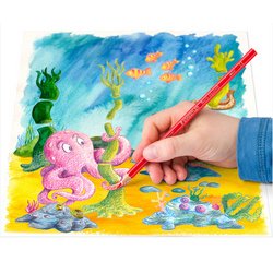 Aquarelpotlood Noris - kartonnen etui van 12 stuks