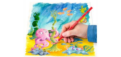 Crayon aquarelle Noris, étui carton de 12