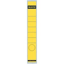 Etiquette pour dos de classeur, 39 x 285 mm, jaune