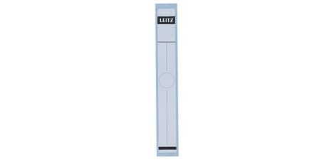 Label for binder back for hanging folder, gray