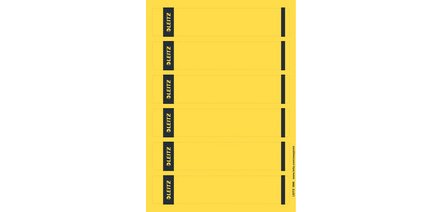 Etiquette pour dos de classeur, 39 x 192 mm, gris
