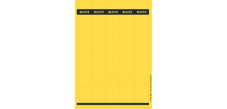 Label for binder spine, 39 x 285 mm, gray