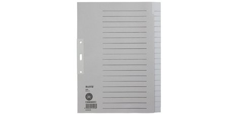 Registerblätter aus Naturpapier, weiß, A4 extra-groß