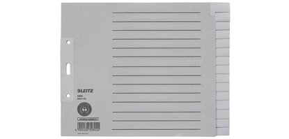 Intercalaires en papier naturel, blanc, A4, 20 touches