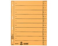 Intercalaires, format A4 extra large,en carton manille