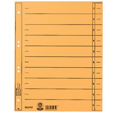Intercalaires, format A4 extra large,en carton manille