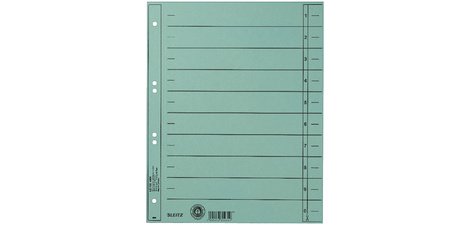 Intercalaires, format A4 extra large,en carton manille