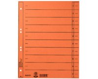 Intercalaires, format A4 extra large,en carton manille