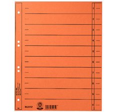 Intercalaires, format A4 extra large,en carton manille