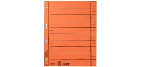 Dividers, extra large A4 format, in manila cardboard
