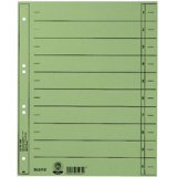 Intercalaires, format A4 extra large,en carton manille