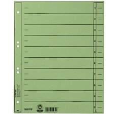 Intercalaires, format A4 extra large,en carton manille