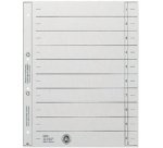 Intercalaires, format A4 extra large, en carton solide