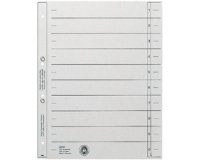 Intercalaires, format A4 extra large, en carton solide