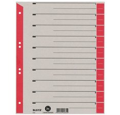 Intercalaires, format A4 extra large, en carton solide