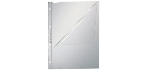 Presentation punched pocket, A4, PVC, 0.08 mm