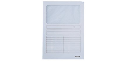 Window folder A4 size cardboard 160 g/m²
