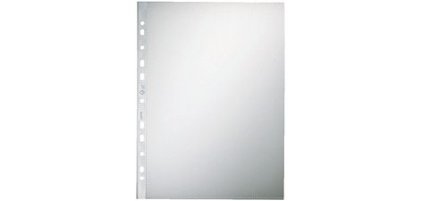 pochette perforée, format A4, PP, grainé, 0,09 mm