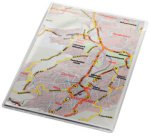 étui transparent, format A4, en PVC, 0,20mm, grainé