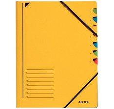 Chemise trieur, A4, carton, 7 compartiments