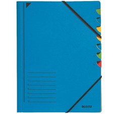 chemise trieur, A4, carton, 12 compartiments