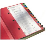 Trieur Deskorganizer Color, format A4, 1- 12, noir