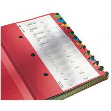 Trieur Deskorganizer Color, A4, 1- 12