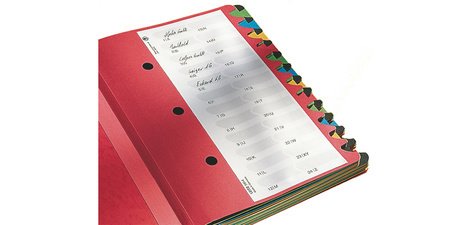 Trieur Deskorganizer Color, A4, 1- 12