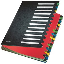 Sorteermap Deskorganizer Color, A4-formaat, 1-24/A-Z, zwart